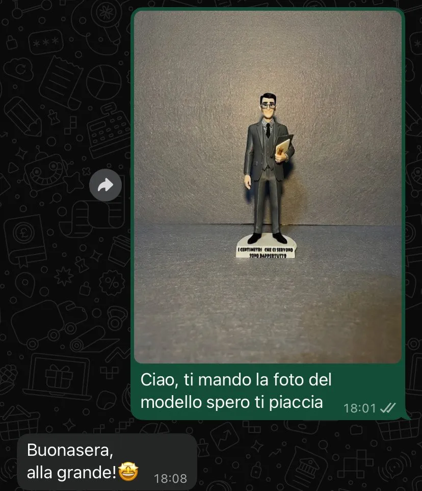 Recensione cliente WhatsApp